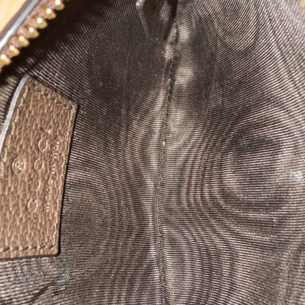 ✨100% AUTHENTIC GUCCI OPHIDIA BROWN KEY POUCH LIKE NEW/USED (DISCONTINUED)✨W/BOX - Picture 11 of 13